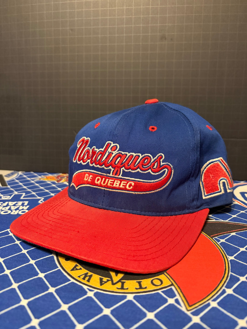 Vintage Quebec Nordiques Snapback Hat