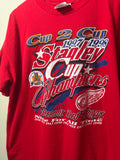 Vintage Detroit Red Wings 1998 Stanley Cup Champs T Shirt