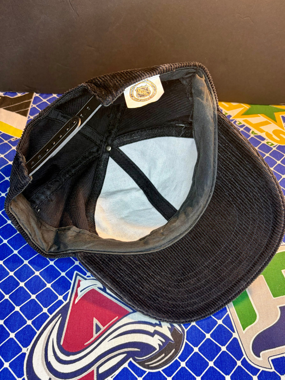 Vintage Mighty Ducks Corduroy Snapback Hat