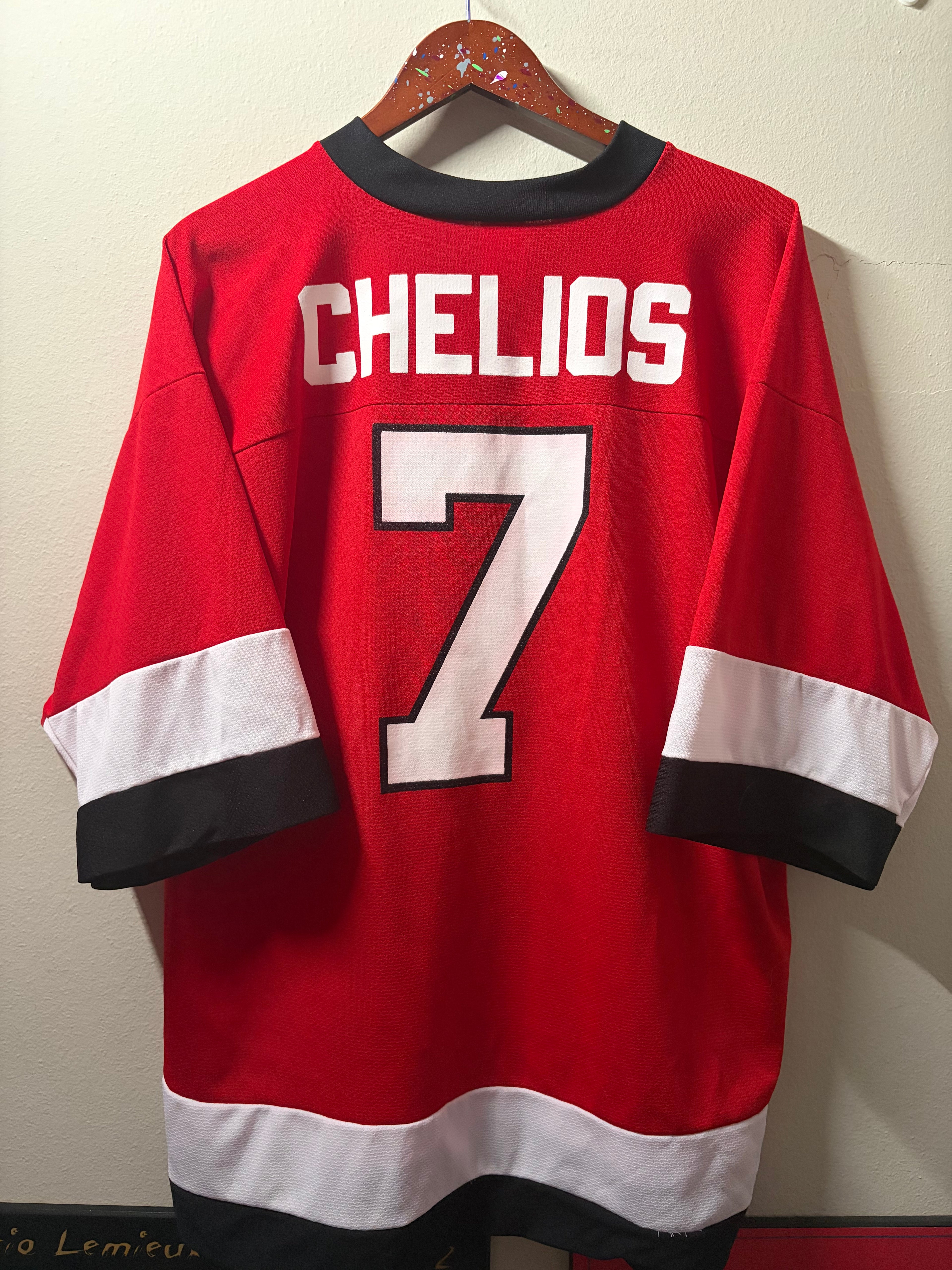 Vintage Chris Chelios #7 Short Sleeve Logo7 Jersey (XL)