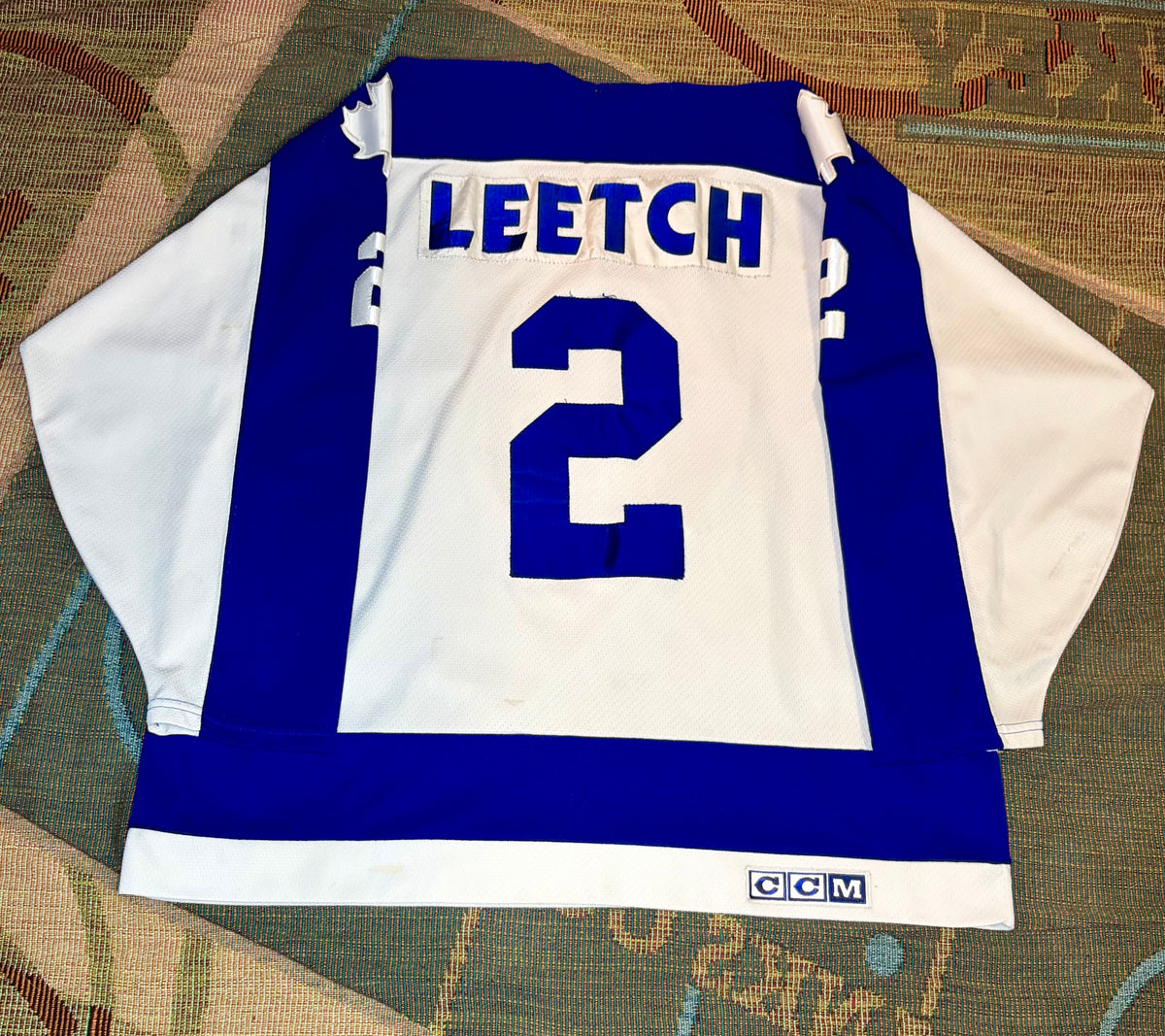 Toronto Maple Leafs #2 Brian Leetch Throwback Jersey