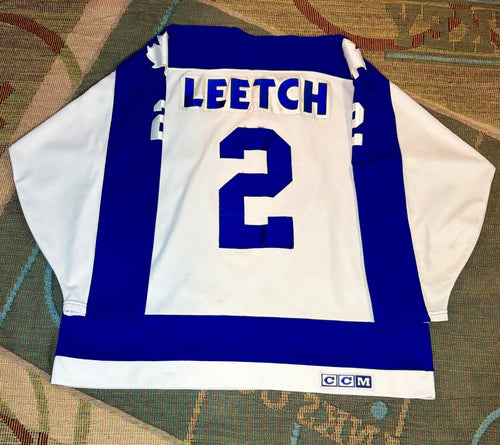 Toronto Maple Leafs #2 Brian Leetch Throwback Jersey