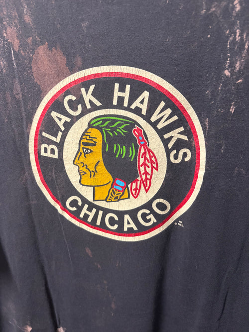Patrick Kane #88 09WC Bleach Dye T Shirt (XXL)