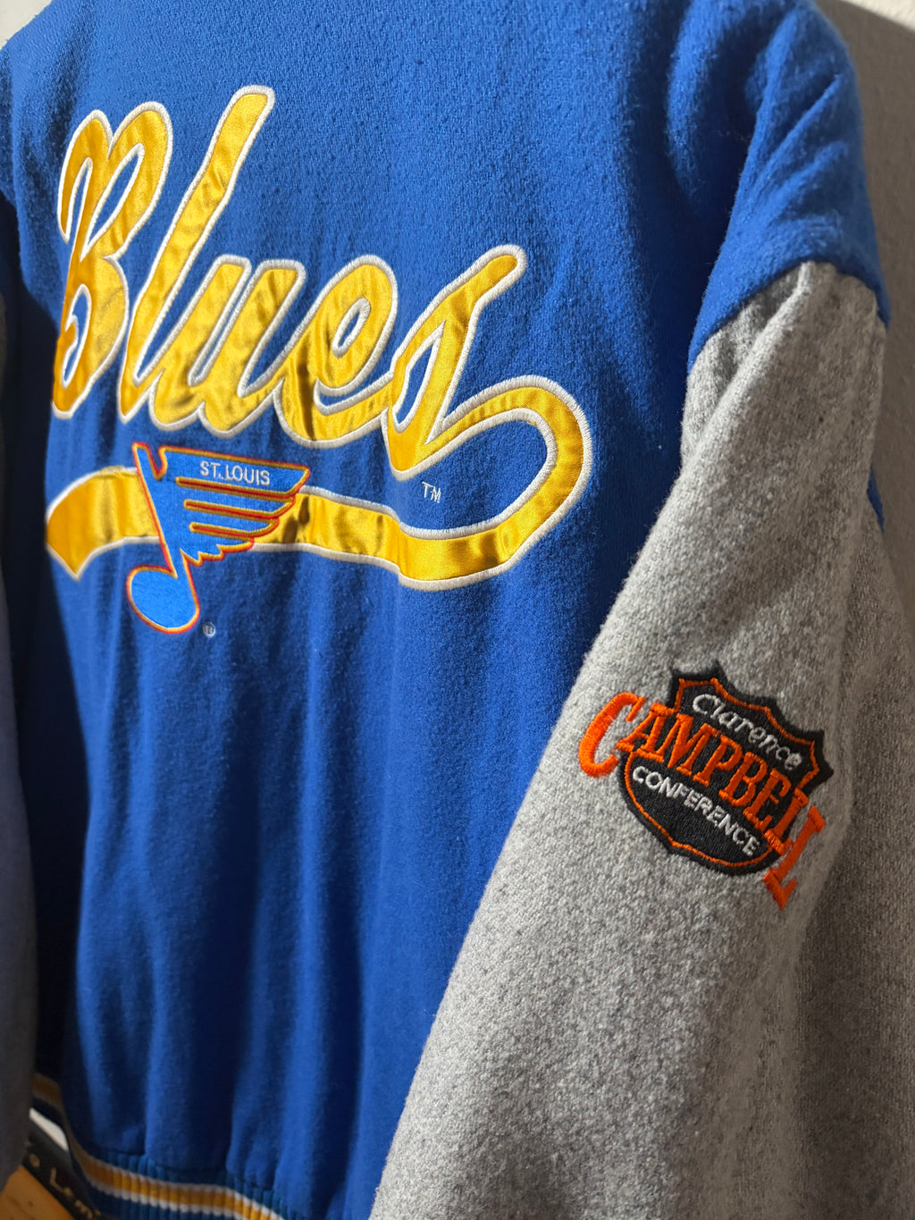 Vintage St Louis Blues Letterman Jacket (Large)