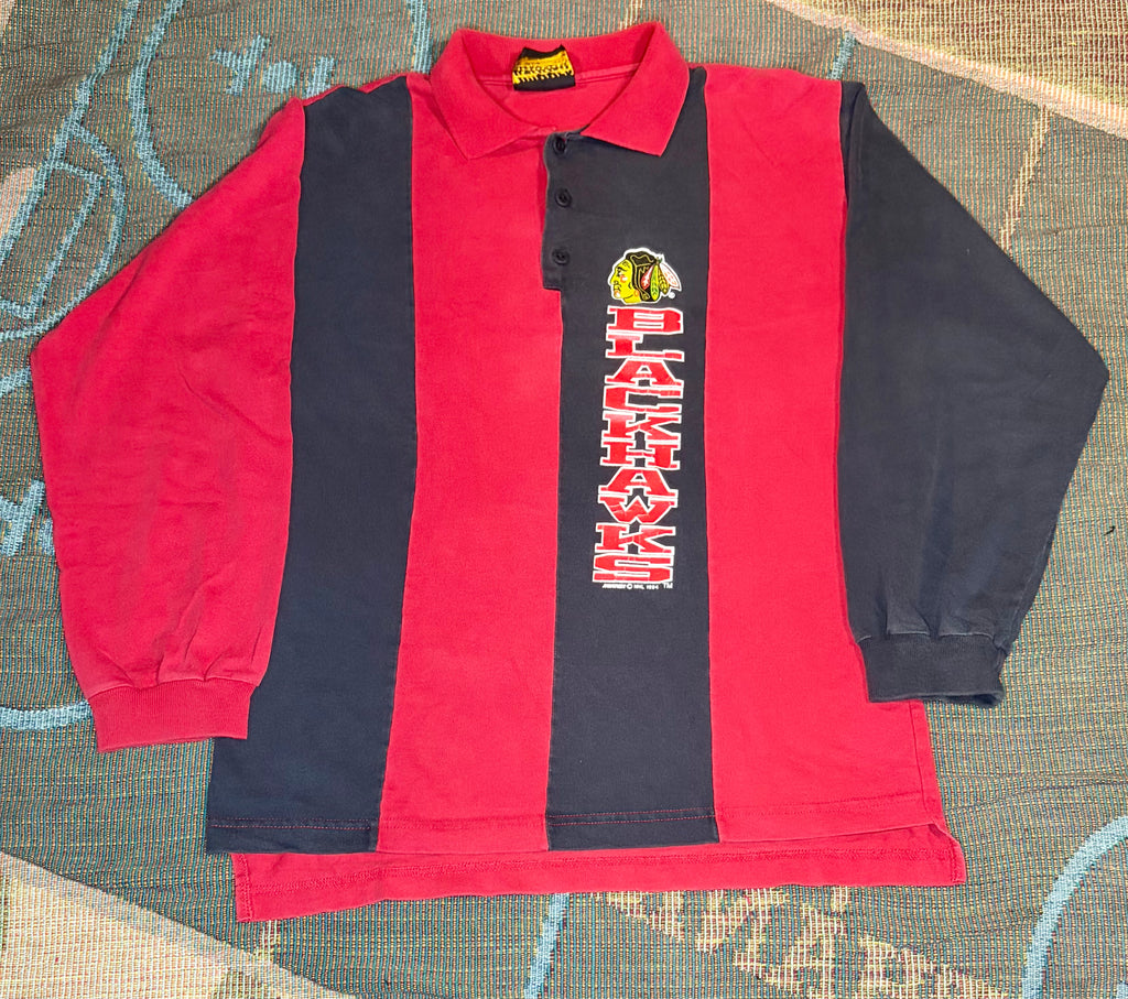 Vintage Blackhawks Rugby Shirt